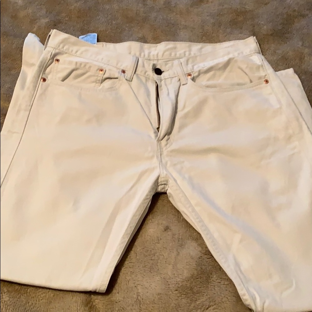 Levi 505s Cream